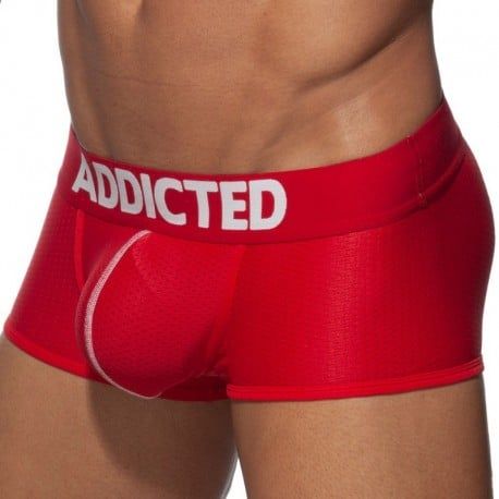Addicted Boxer Court Push Up Mesh Rouge