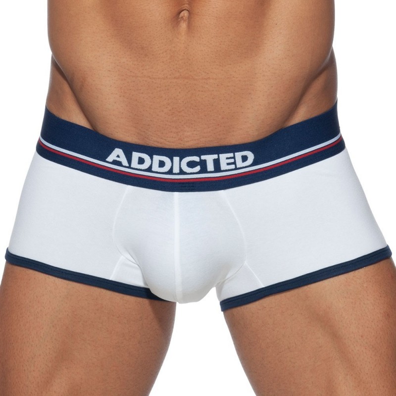Addicted Boxer Empty Bottom Basic Colors Blanc