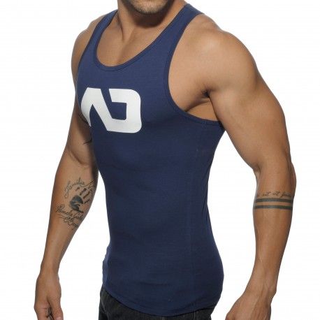 Basic AD Tank Top - Navy
