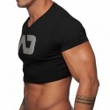 Addicted T-Shirt Crop AD Noir
