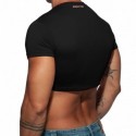 Addicted T-Shirt Crop AD Noir