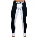 Addicted Combi Rib Long John - White - Black