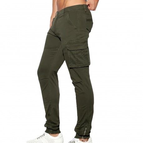 ES Collection Pantalon Cargo Kaki