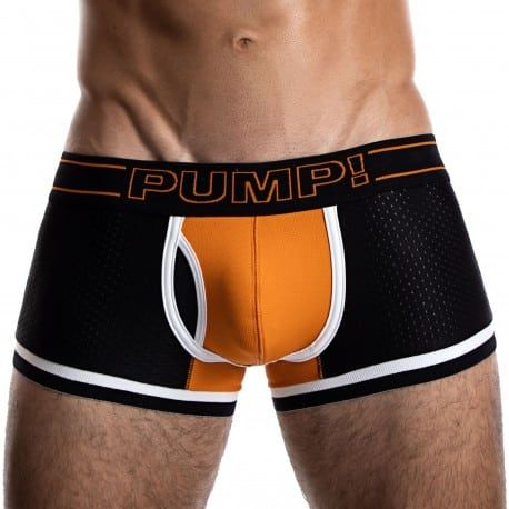 Pump! Boxer Touchdown Nightlight Noir - Orange