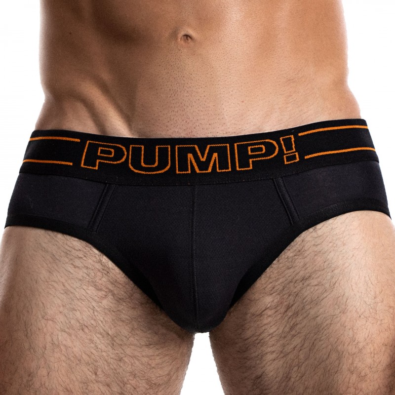 Pump! Slip Nightlight Noir - Orange