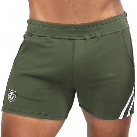 Short Paris Kaki - Blanc
