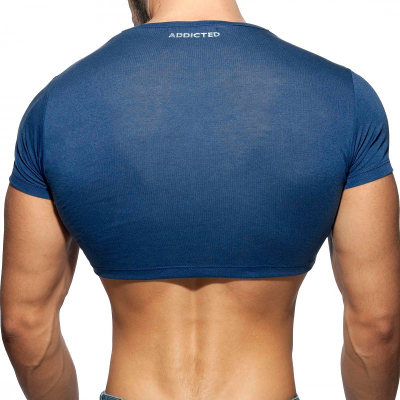 Addicted T-Shirt Crop AD Marine