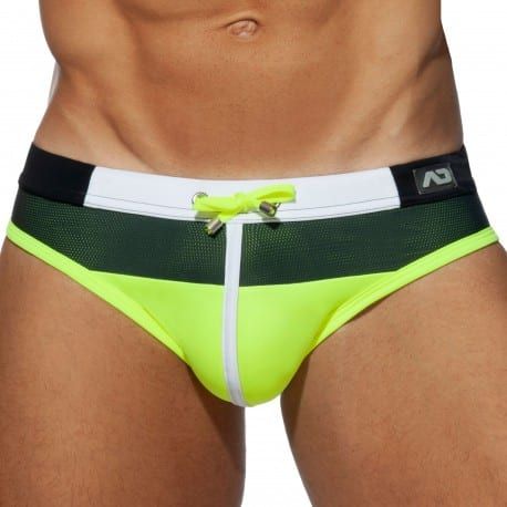 Addicted Slip de Bain Spike Noir - Citron Vert