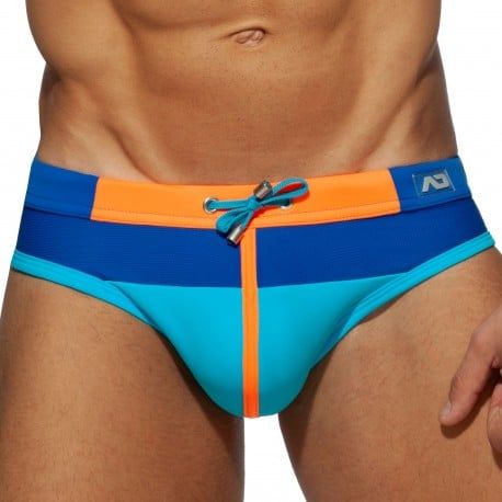 Addicted Slip de Bain Spike Bleu Roi - Turquoise