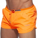 Addicted Short de Bain Double Waistband Orange