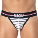 SKU Slip Tanga First Coton Marinière