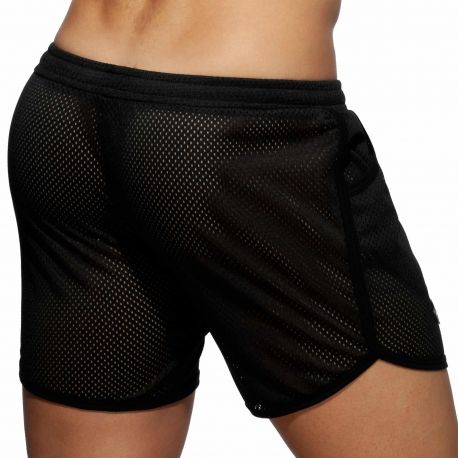 AD Fetish Short Long Rocky Pocket Mesh Noir
