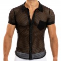 Modus Vivendi Chemisette Camouflage Mesh Noir