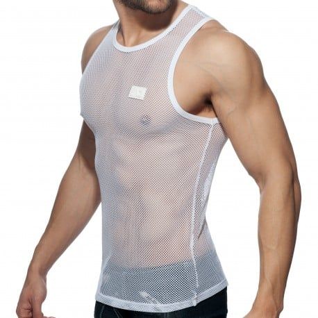 Addicted Débardeur C-Through Mesh Blanc
