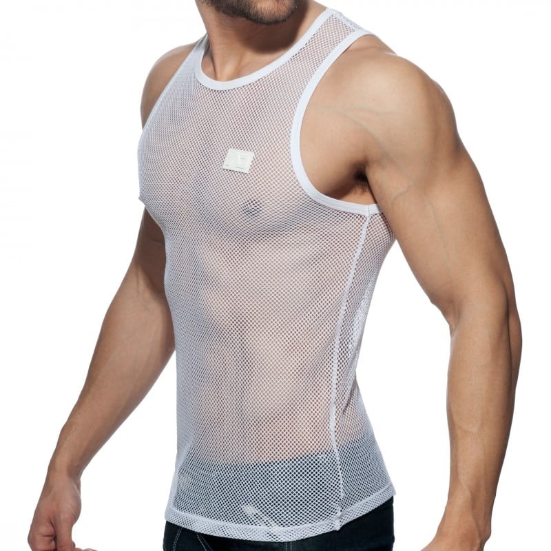 Addicted Débardeur C-Through Mesh Blanc