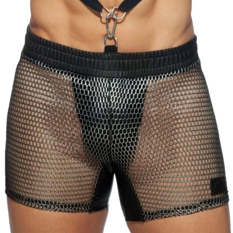 Addicted Short Sport C-Through Mesh Noir