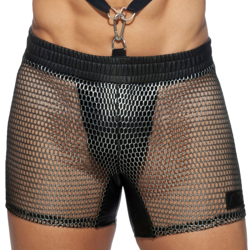 Addicted Short Sport C-Through Mesh Noir