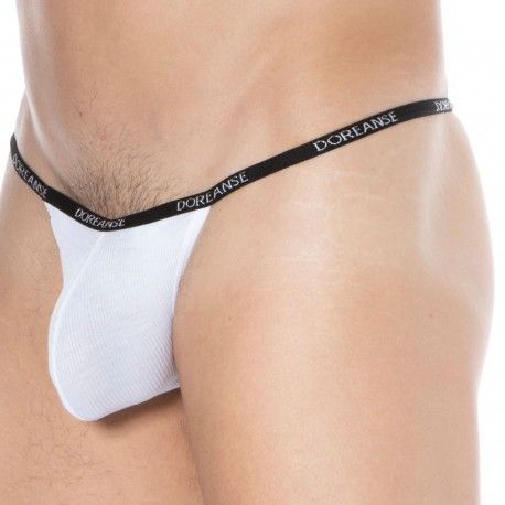 Doreanse String Sexy Micro Modal Uni Blanc
