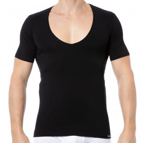 Doreanse T-Shirt Essential Col V Noir