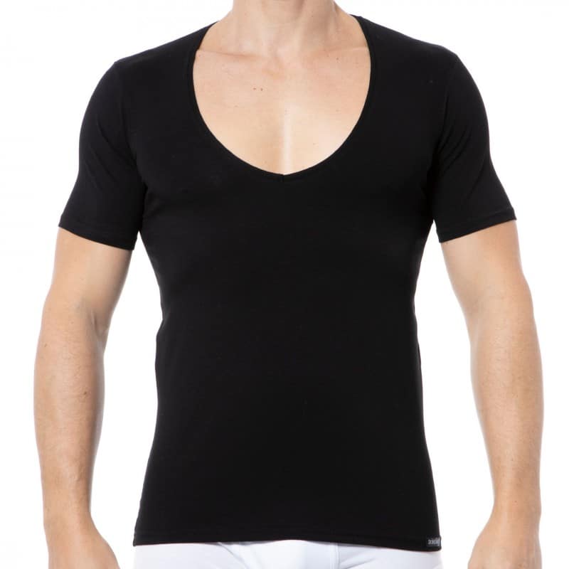 Doreanse T-Shirt Essential Col V Noir
