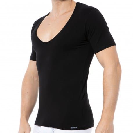 Doreanse T-Shirt Essential Col V Noir