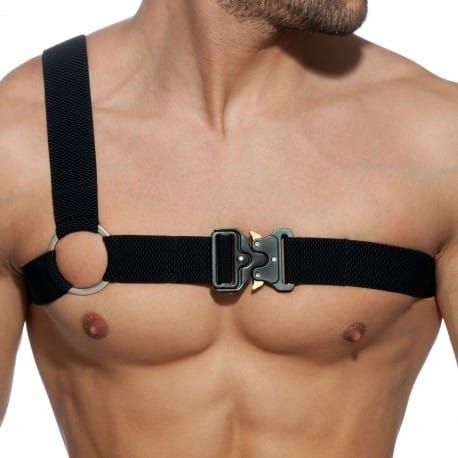 Addicted Gladiator Clipped Harness - Black