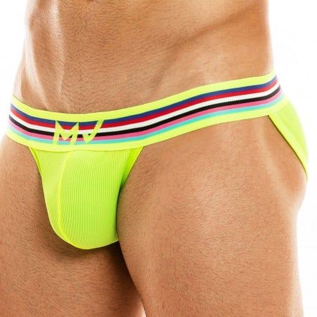 Modus Vivendi Slip Tanga Peace Microfibre Fluo