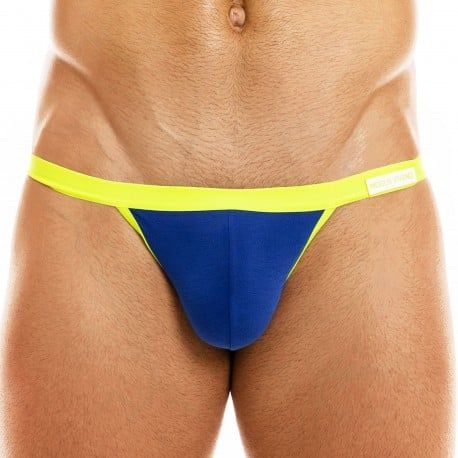 Modus Vivendi Slip Tanga Mini Peace Microfibre Bleu Roi
