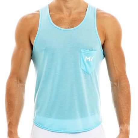 Modus Vivendi Débardeur Peace Microfibre Bleu Turquoise