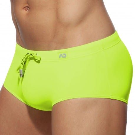 Addicted Shorty de Bain Basic Colors Jaune Fluo