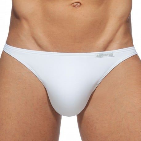 Addicted Slip de Bain Bikini Mini Blanc