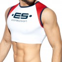 ES Collection Débardeur Crop Muscle Blanc
