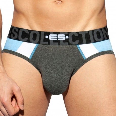 ES Collection Slip Kansas Viscose Gris Anthracite