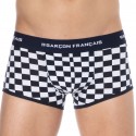 Garçon Français Boxer Court Damier Coton 