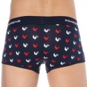 Garçon Français Boxer Coq Gaulois Bleu Marine