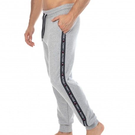 Tommy Hilfiger Pantalon Jogging Authentic Gris Chiné