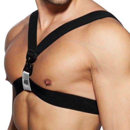 Addicted Harnais Party Metal Noir Argent