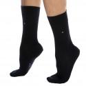 Tommy Hilfiger Lot de 2 Paires de Chaussettes Classiques Coton Bleu Marine