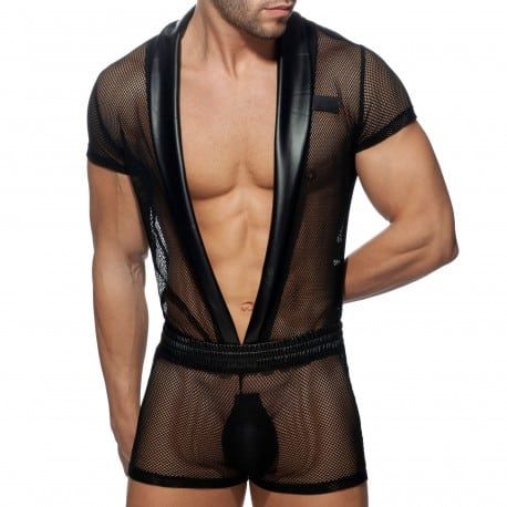 Addicted Body Sexy C-Through Noir