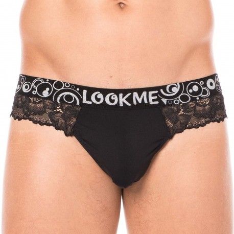 Lookme String Dentelle Noir