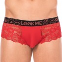 Lookme Shorty Dentelle Rouge
