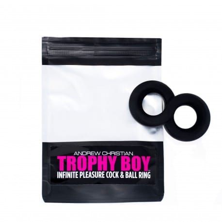 Andrew Christian Cock-Ring Plaisir Infini Trophy Boy Noir