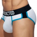 Addicted Lot de 3 Slips Second Skin Blanc - Marine - Bleu Roi