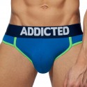 Addicted 3-Pack Second Skin Jocks - White - Navy - Royal