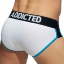 Addicted Lot de 3 Slips Second Skin Blanc - Marine - Bleu Roi