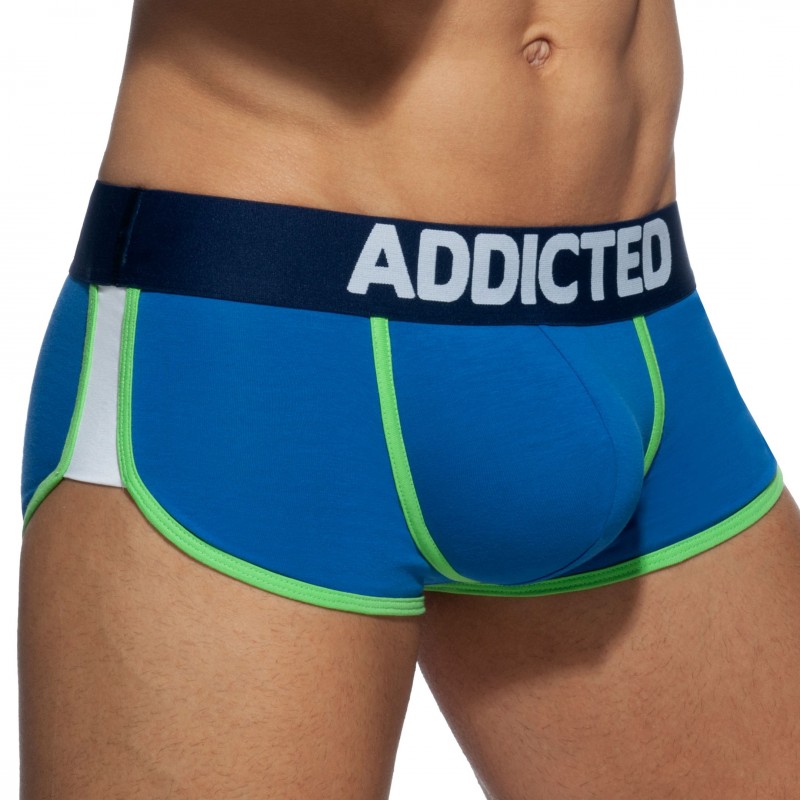 Addicted Lot de 3 Boxers Second Skin Blanc - Marine - Bleu Roi