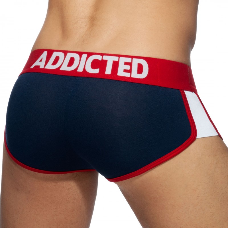 Addicted Lot de 3 Boxers Second Skin Blanc - Marine - Bleu Roi