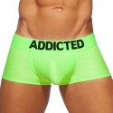 Addicted Boxer Court Cockring Mesh Neon Vert Fluo