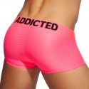 Addicted Boxer Court Cockring Mesh Neon Rose Fluo