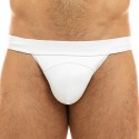 Modus Vivendi Slip Tanga Leather Simili-Cuir Blanc